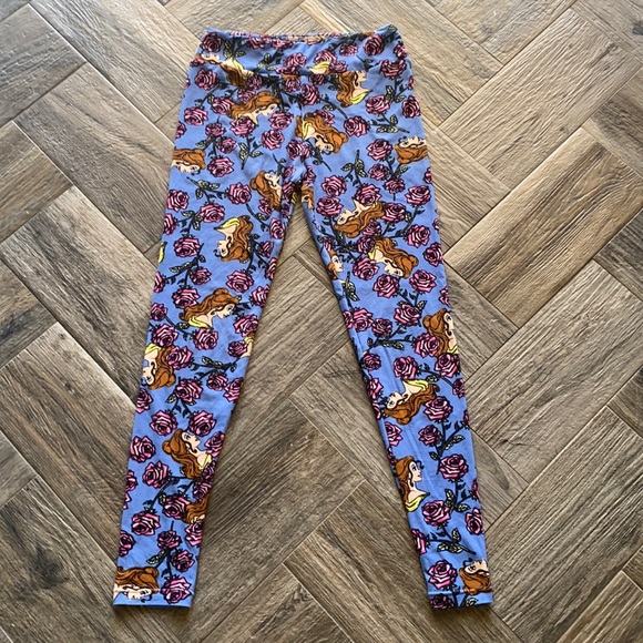 Beauty And The Beast Lularoe Leggings 